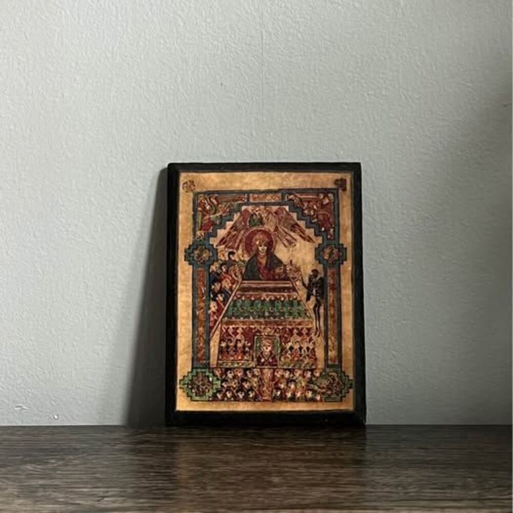 Vintage Painting on Wood: Book of Kells - Picture 2 of 8